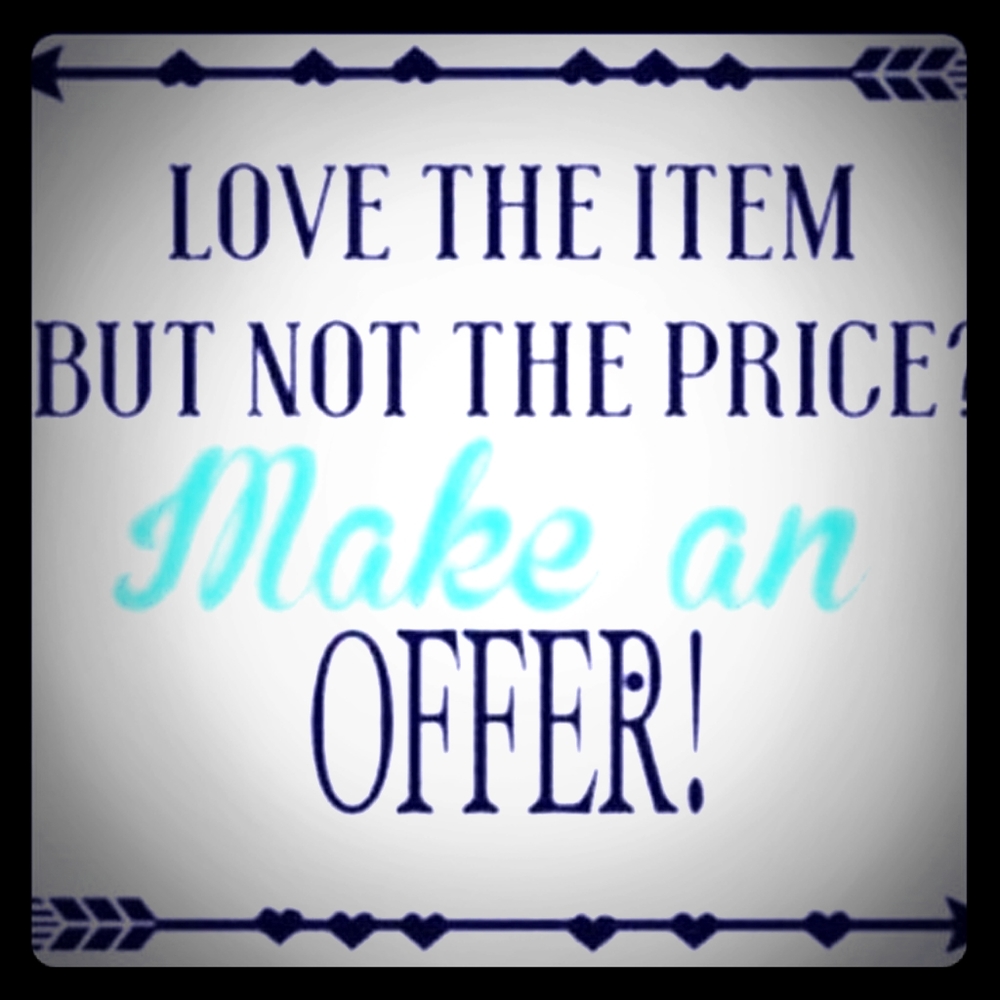 I will negotiate with my prices or make an offer